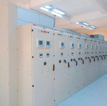 Substation erection work