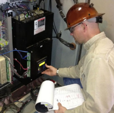 Substation erection work